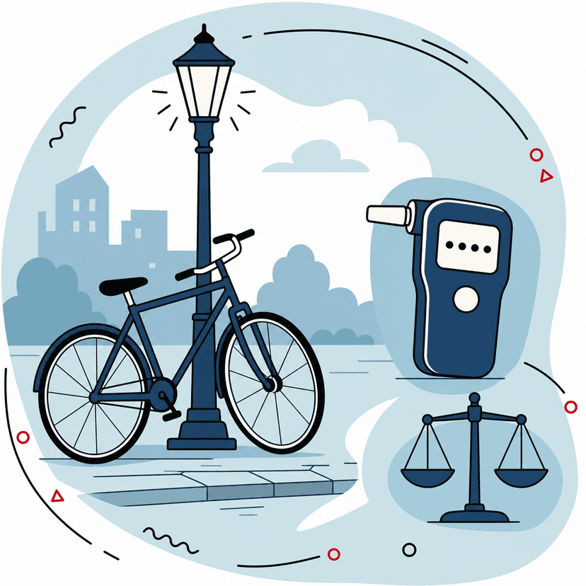 Betrunken Fahrrad fahren: Strafen, Promillegrenze & Führerscheinverlust