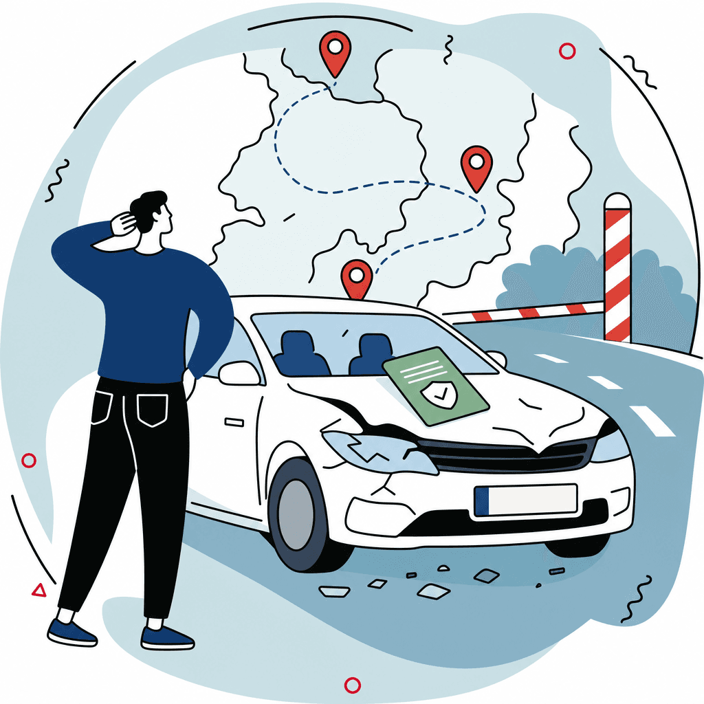 Unfall mit ausländischem Fahrzeug: So holen Sie Ihr Geld