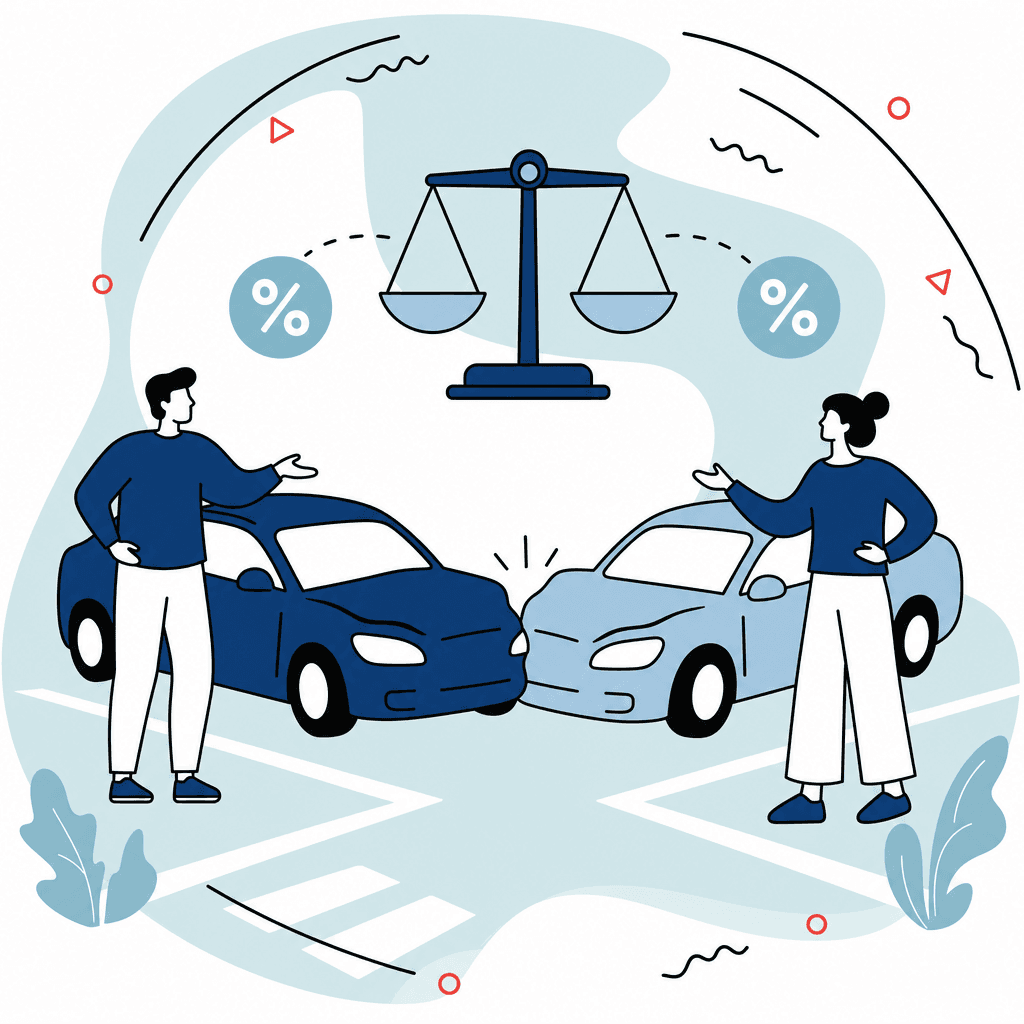 Verkehrsunfall: Wer zahlt, wenn beide schuldig sind?